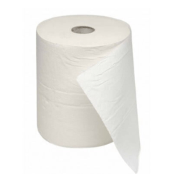 A white pro cut roll towel