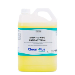 5 Litre bottle of Clean Plus Spray & Wipe Antibacterial.