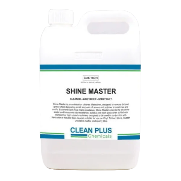 5 Litre bottle of Clean Plus Shine Master Floor Degreaser.