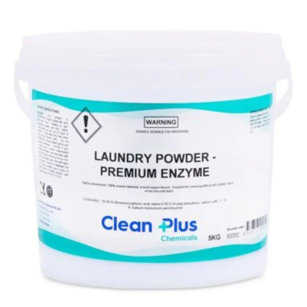 5KG Bucket of Clean Plus Laundry Powder Premium Enzyme