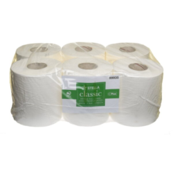 A pack of six Centre Pull Roll Towels