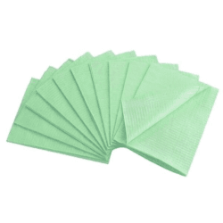 Green dental bibs