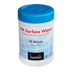 One canister of the Bastion Isopropyl IPA Surface Wipes