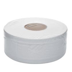 A white jumbo toilet roll